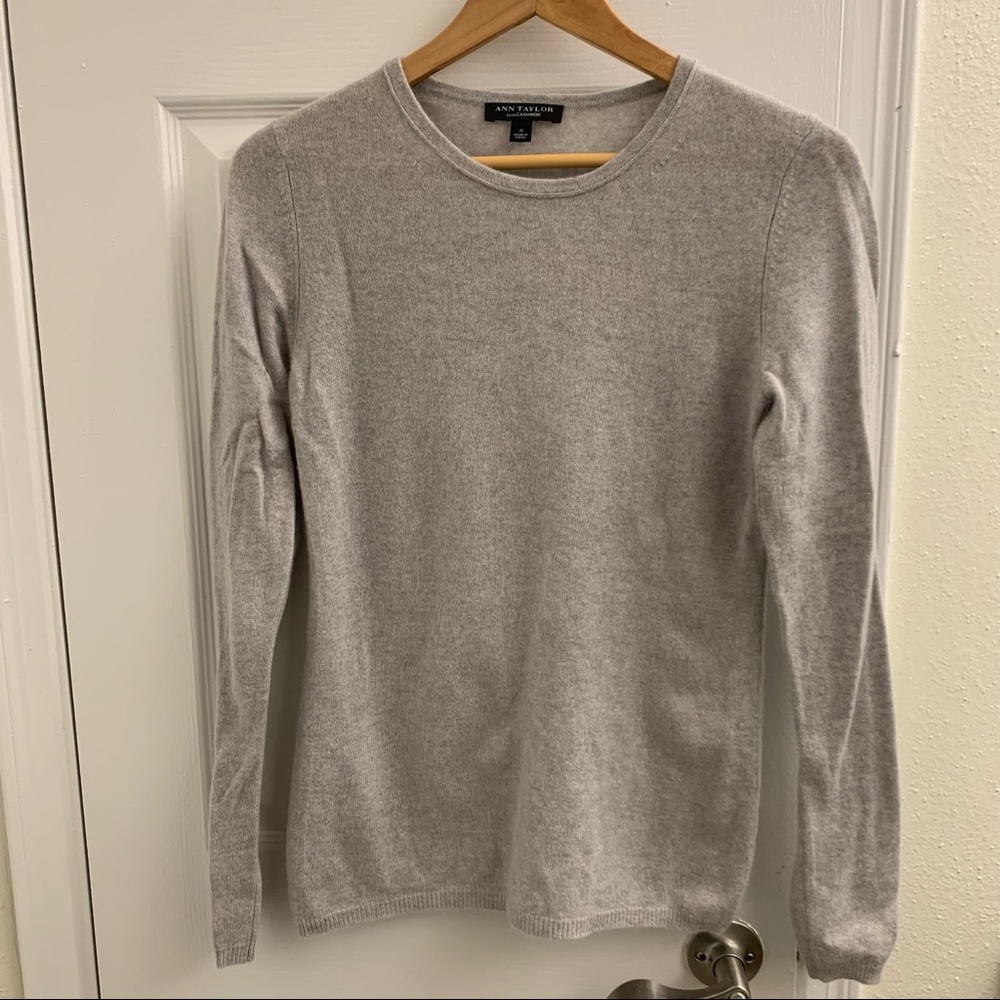 Cashmere Sweater Ann Taylor - Light Grey